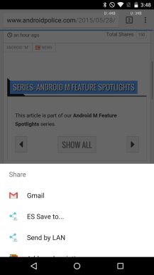 Fotografía - [Android M Característica Spotlight] El menú Acción Nueva se simplifica, Muestra Muchos más aplicaciones a la vez en lugar de una opción por línea